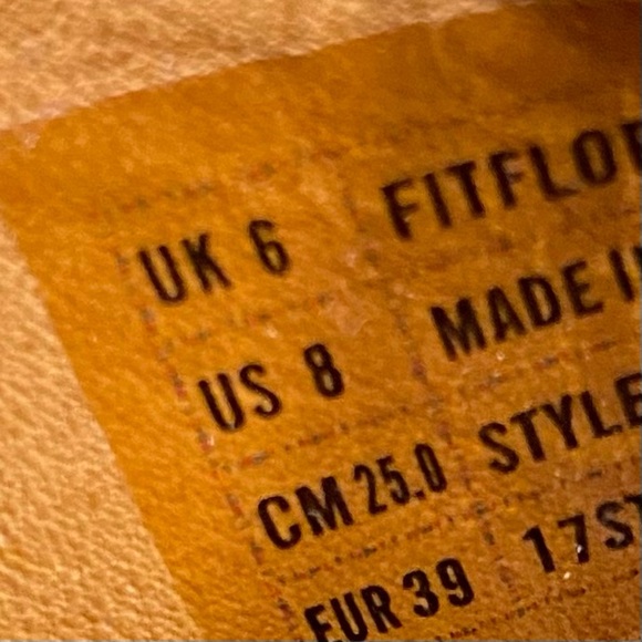 FITFLOP Sandal Wedge Thong Slip On Buckle Metallic Bronze Size 8 - Picture 8 of 11